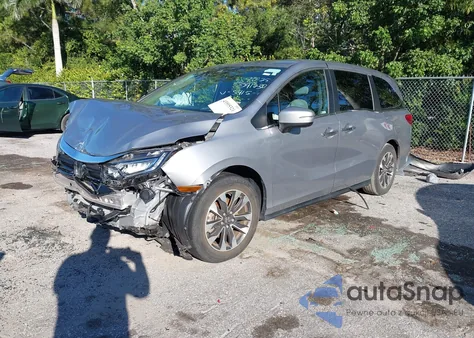 2022 Honda Odyssey Ex-L из США, поврежденный, VIN 5FNRL6H74NB065915